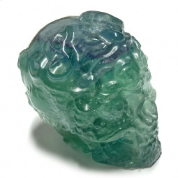 Crâne en Fluorite Verte