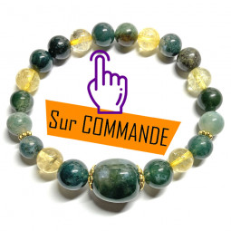 Bracelet Boules en Agate...