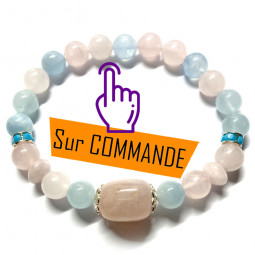 Bracelet Quartz Rose &...