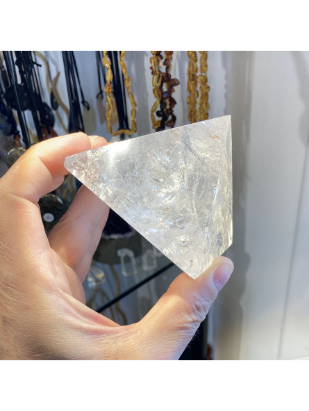 Pyramide en Cristal de Roche - 410 Grammes