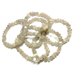 Bracelet Grains en Pierre de Lune