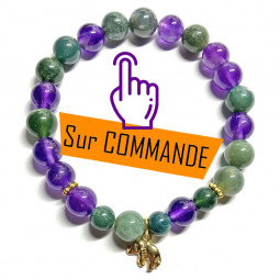 Bracelet Boules en Agate...