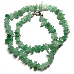 Collier Baroque en Aventurine Verte