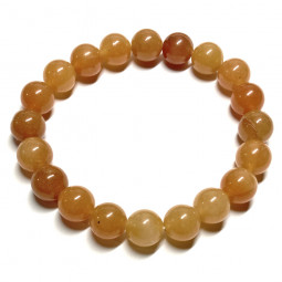 Bracelet Boules en Aventurine Rouge - 10mm