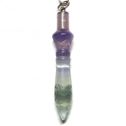 Pendule de Thot en Fluorite Multicolore