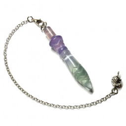 Pendule de Thot en Fluorite Multicolore