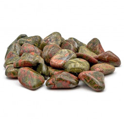 Pierres Roulées d'Unakite - 100 Grammes