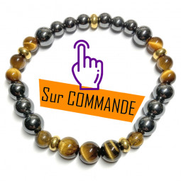 Bracelet Boules en Hématite...