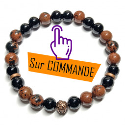 Bracelet en Obsidienne...