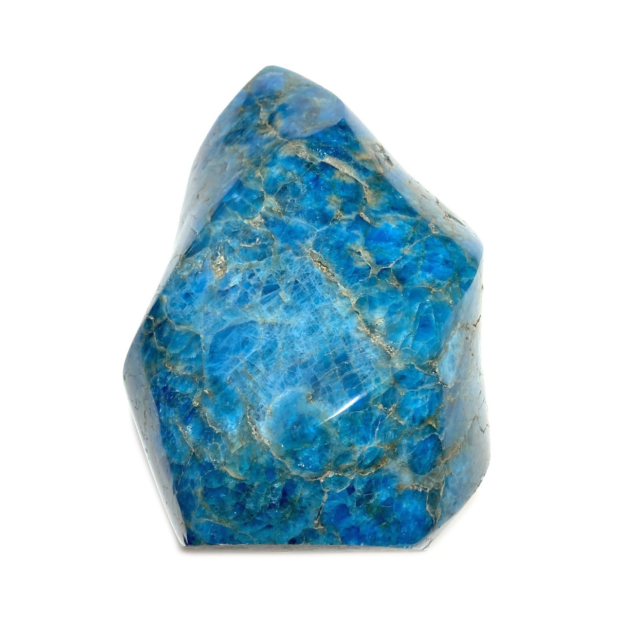 Forme libre en Apatite Bleue - 493 Grammes