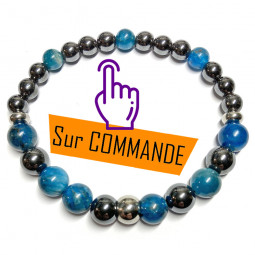 Bracelet Boules en Apatite...