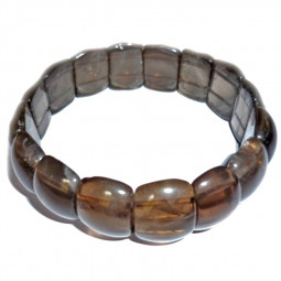 Bracelet en Quartz Fumé