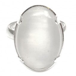 Bague Argent & Sélénite