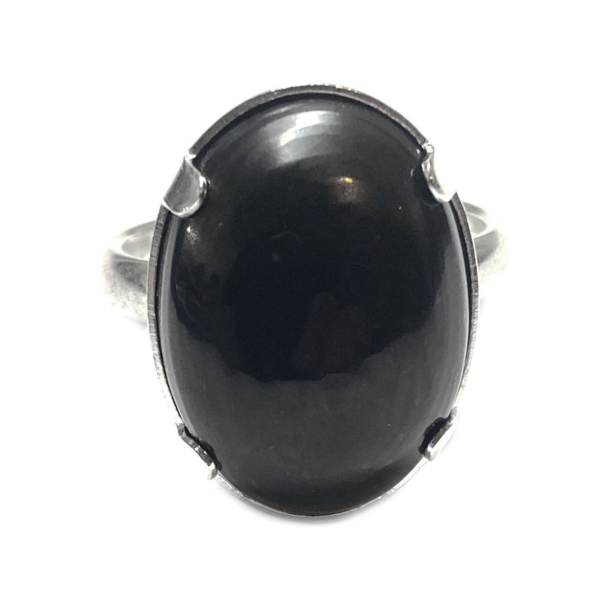 Bague Argent & Shungite