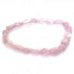 Bracelet en Quartz Rose