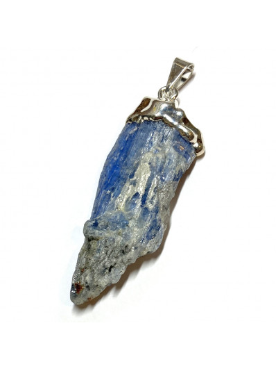 Collier avec pendentif en pierre naturelle de Cyanite - O'Karma