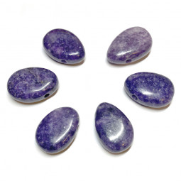 Pendentif Percé en Lépidolite Violette