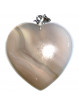 Pendentif Coeur en Agate - 20mm