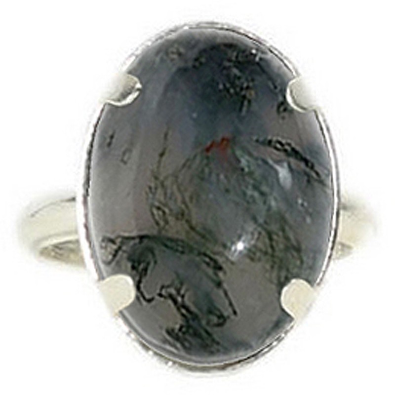 bague argent et agate verte bague argent et agate verte