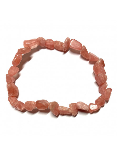 Bracelet Grains en Rhodochrosite