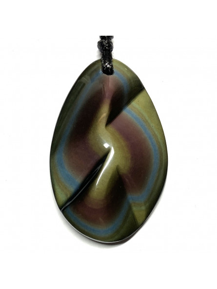 Pendentif en Obsidienne Oeil Céleste - 5cm