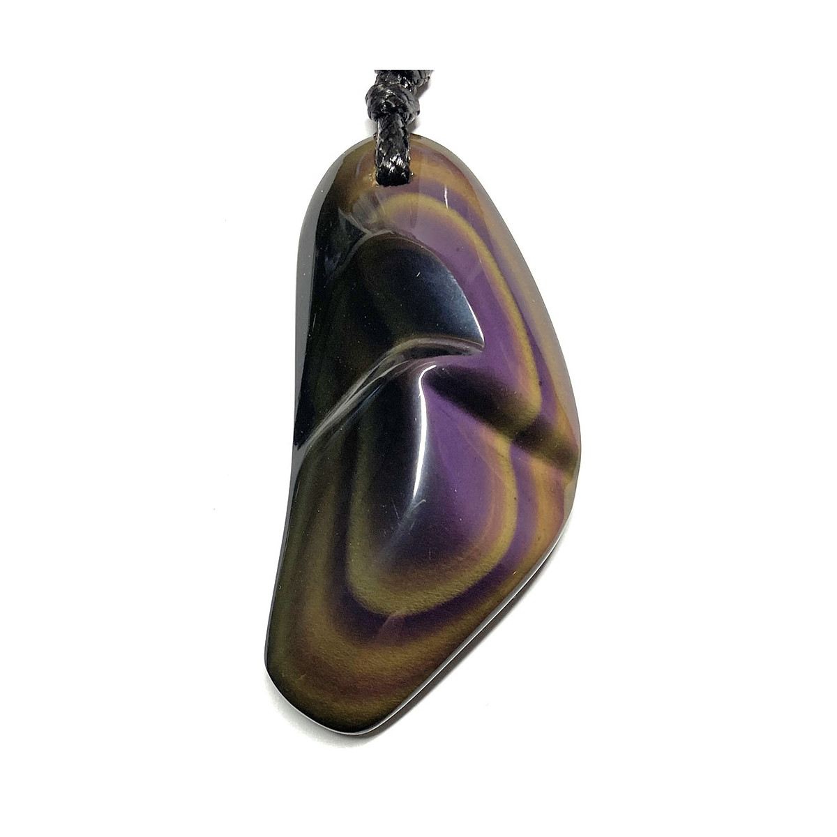 Pendentif en Obsidienne Oeil Céleste - 54mm