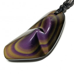 Pendentif en Obsidienne Oeil Céleste - 54mm