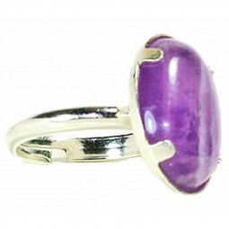 Bague Argent & Améthyste