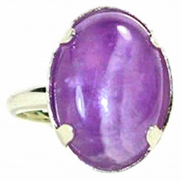 Bague Argent & Améthyste