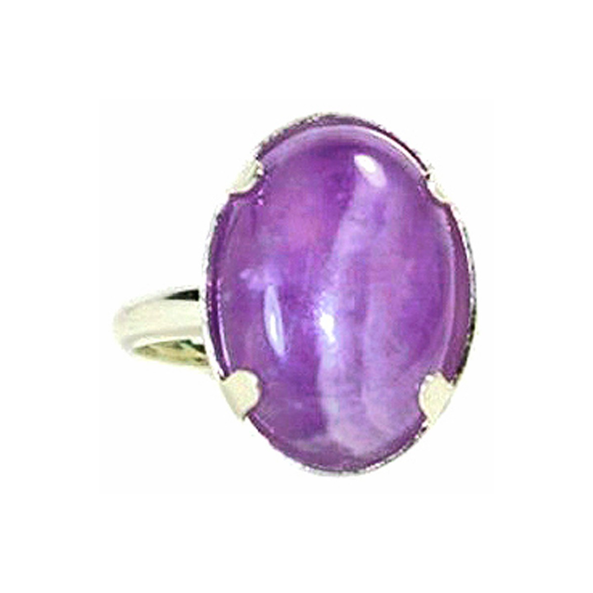 Bague Argent & Améthyste