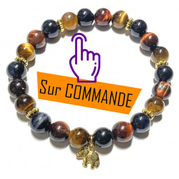 Bracelet 3 Oeil en Pierres...