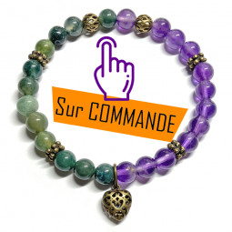 Bracelet Boules Agate...