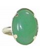 Bague en Aventurine Verte et Argent