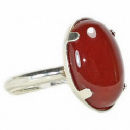 Bague Argent & Cornaline