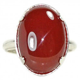Bague Argent & Cornaline