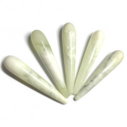 Bâton de massage en Jade de Chine - 10cm