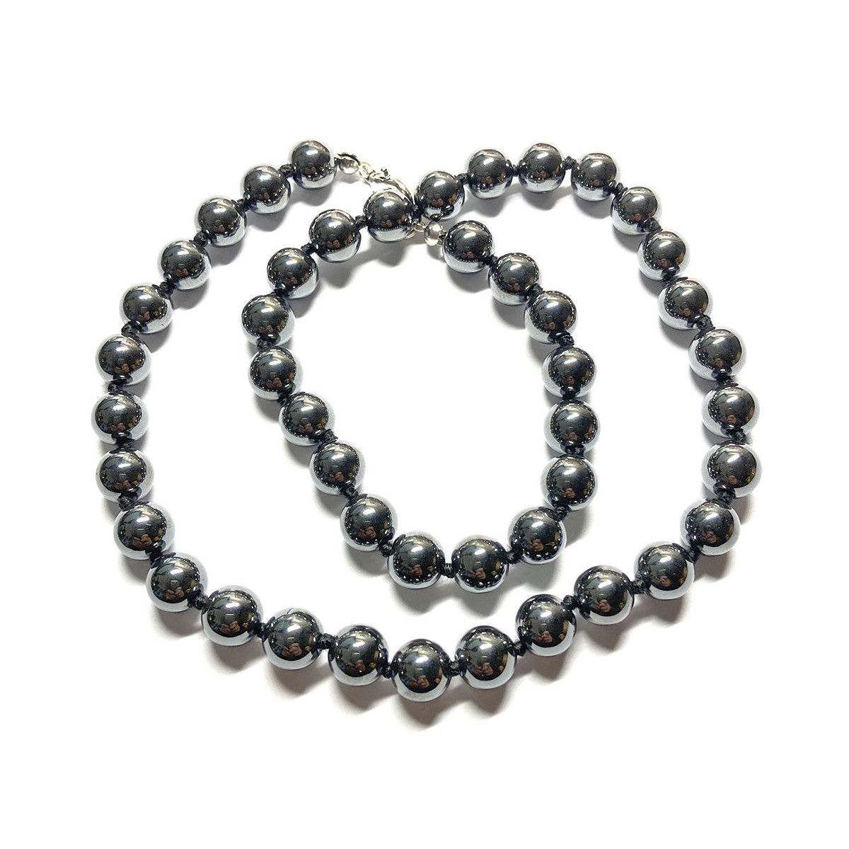 Collier en Hématite - Boules de 6mm