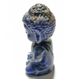 Statuette Bouddha en Sodalite