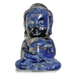 Statuette Bouddha en Sodalite