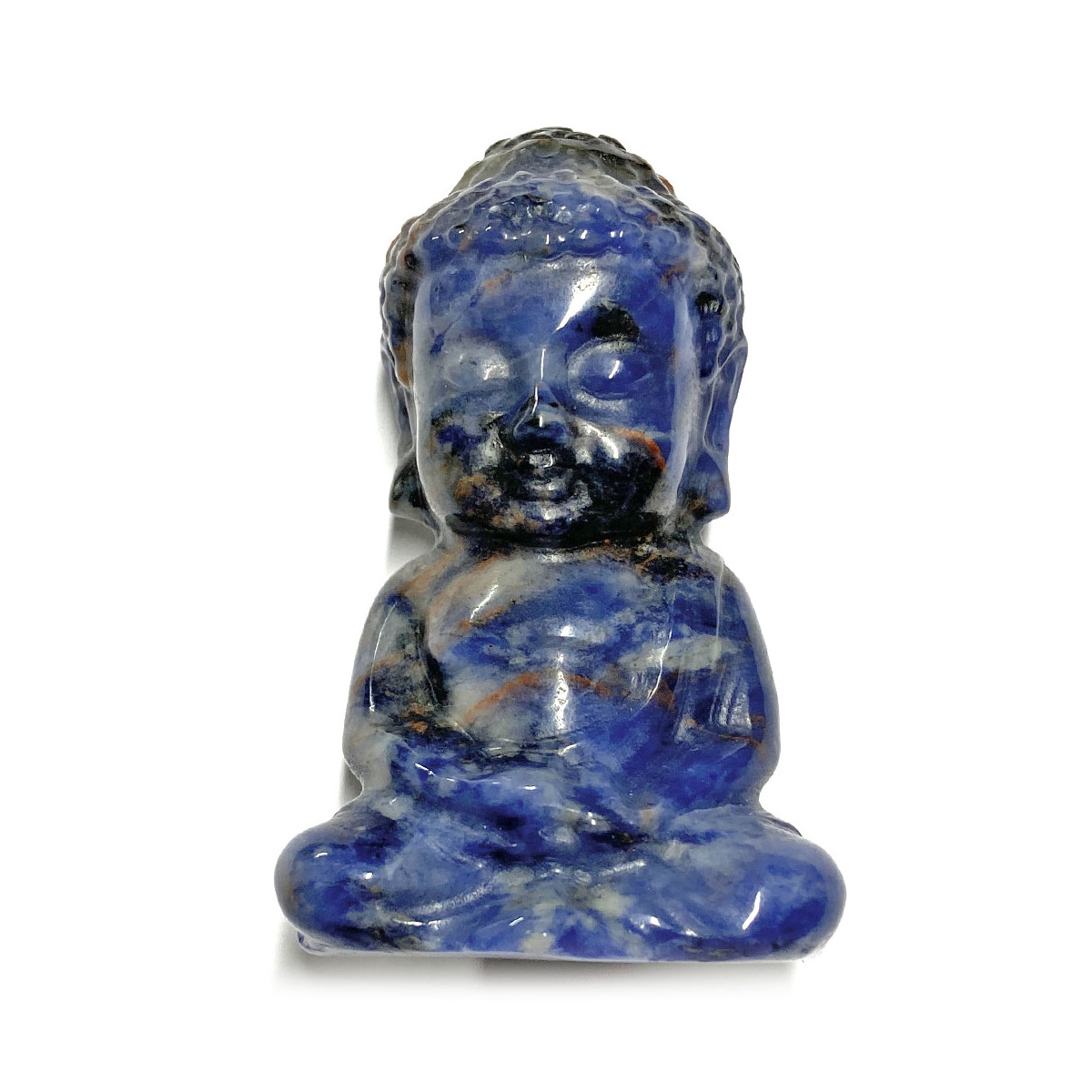 Statuette Bouddha en Sodalite