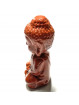 Statuette Bouddha en Jaspe Rouge