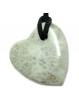 Pendentif Coeur en Larimar - 36x36 mm