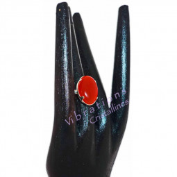 Bague Argent & Cornaline