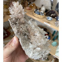 Druse de Quartz Lodolite