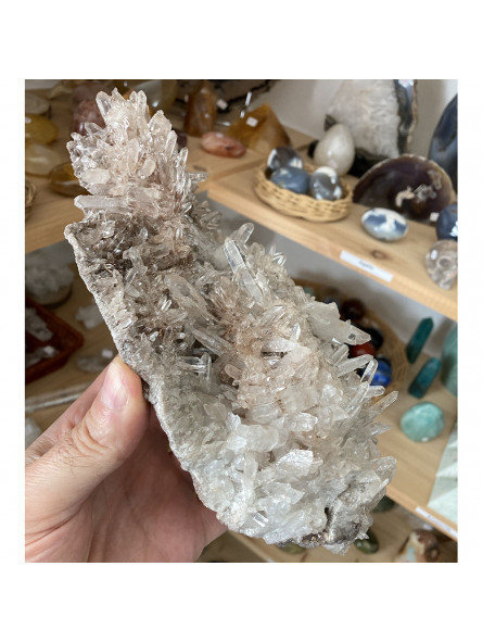 Druse de Quartz Lodolite