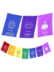 Drapeaux 7 Chakras Sur Cordon