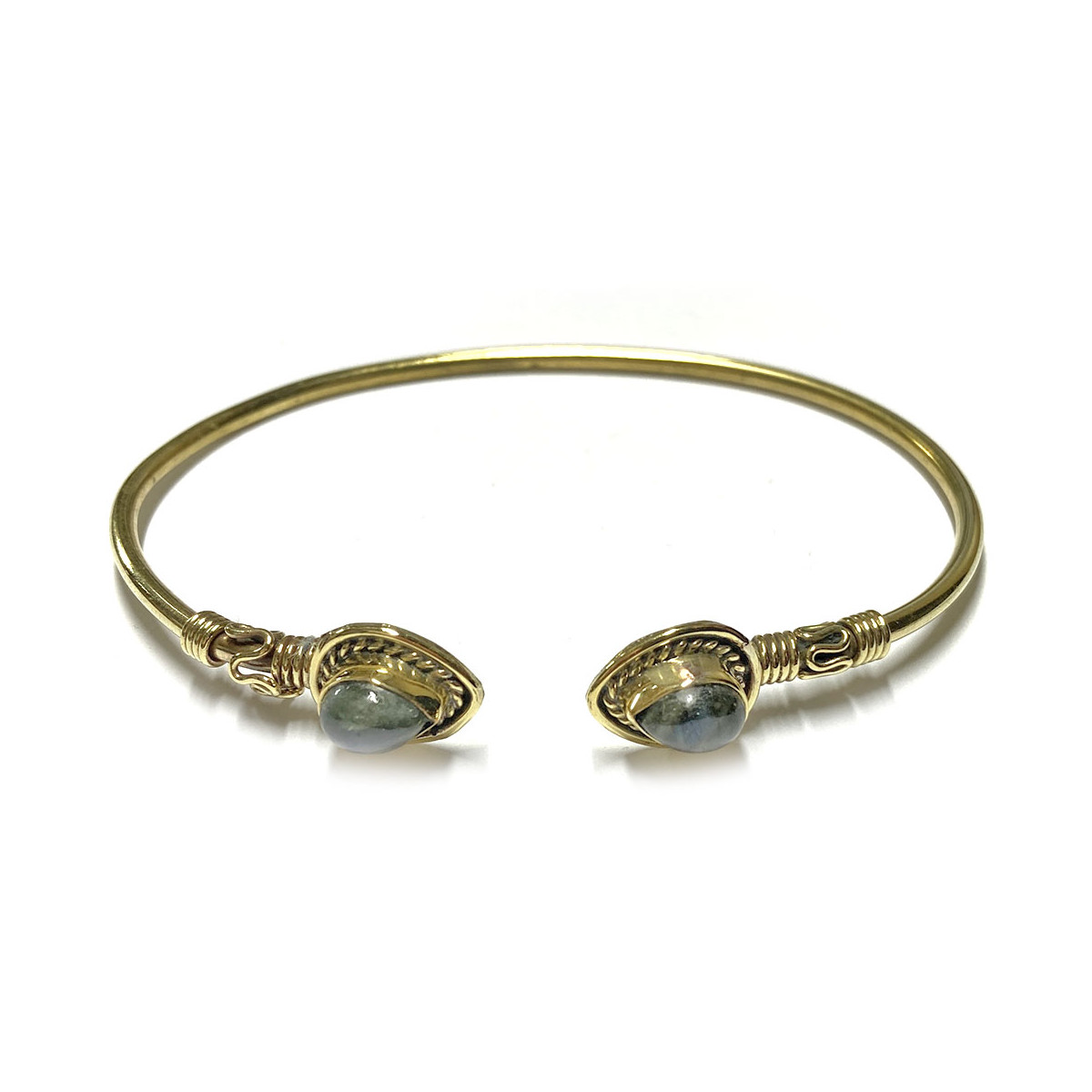 Bracelet en Labradorite & Bronze