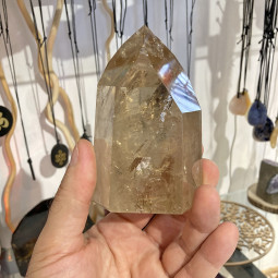 Pointe en Citrine Naturelle - 390 Grammes