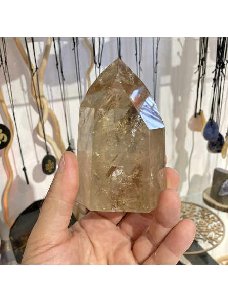 Pointe en Citrine Naturelle - 390 Grammes