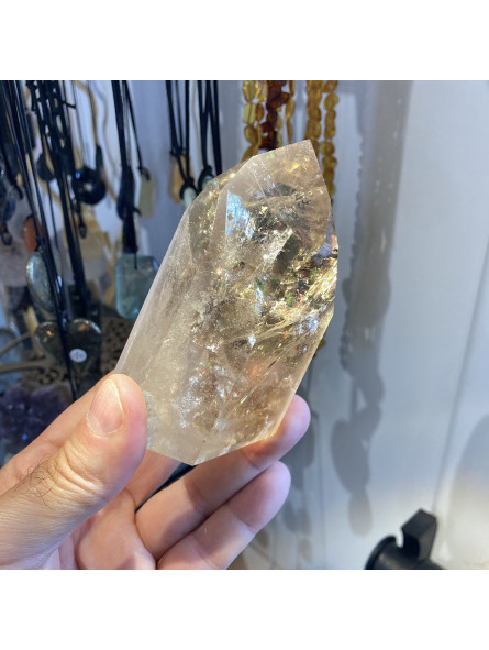 Pointe en Citrine Naturelle - 390 Grammes